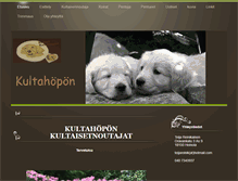 Tablet Screenshot of kultahopon.ajatukset.fi